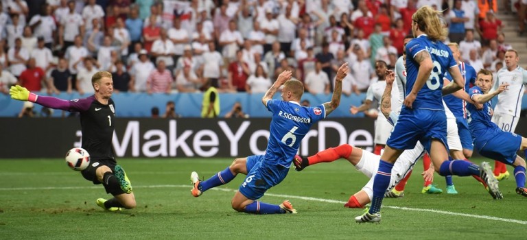 انگلیس ۱-۲ ایسلند٬ یورو ۲۰۱۶