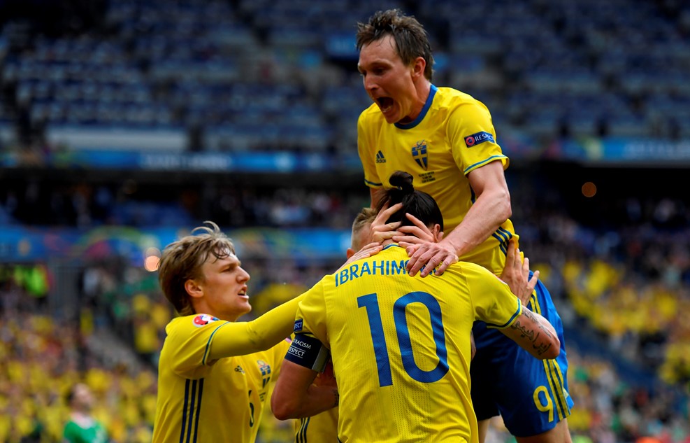 سوئد 1-1 ایرلند٬یورو 2016