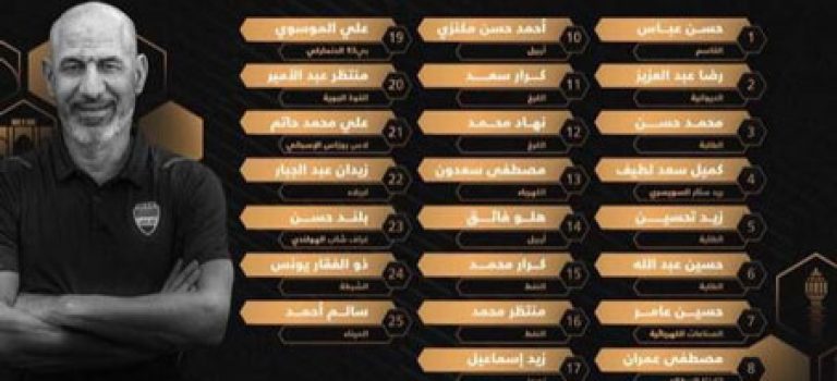 اعلام لیست المپیک عراق برای حضور در مسابقات قهرمانی غرب آسیا